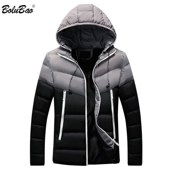

boluabo men parka coats winter men casual parka jacket men's hooded headset fashion windproof parkas, Tan;black