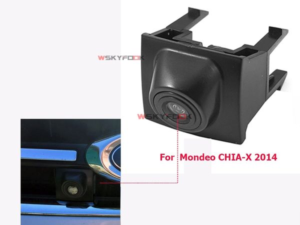 

for mondeo chia-x 2014 front view camera firm installation under car logo waterproof positive image parking camera