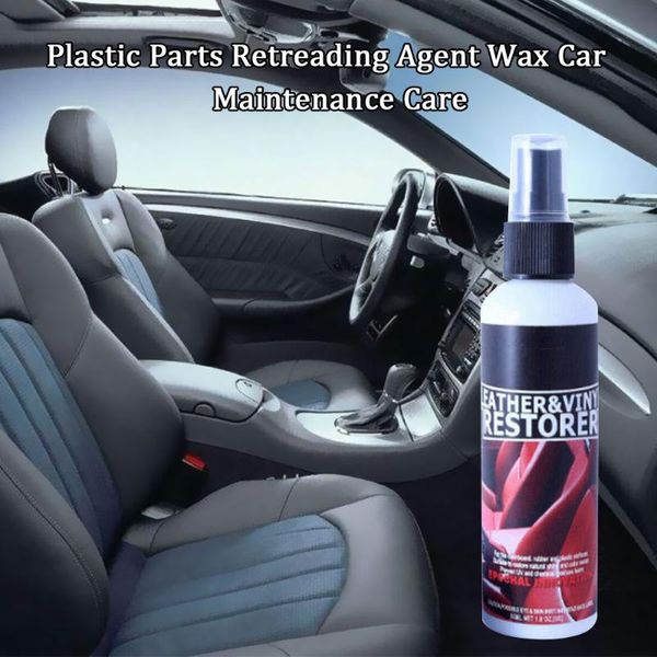 

30ml plastic parts wax instrument panel retreading agent car interior auto plastic renovated coating paste maintenance agent