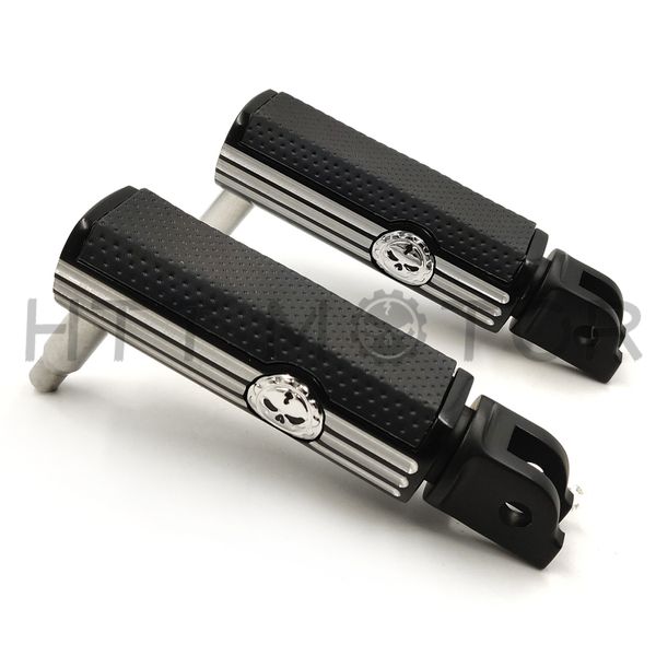 

aftermarket defiance rider footpegs black anodized for 18-19 breakout fxbr 114 fxbrs