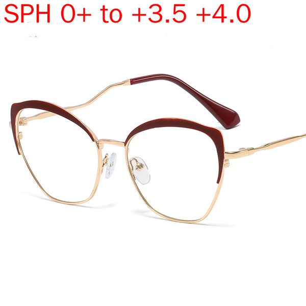 

new half metal frame lady cat reading glasses men women metal frame sun pchromic presbyopia eyeglasses uv400 with box nx, White;black