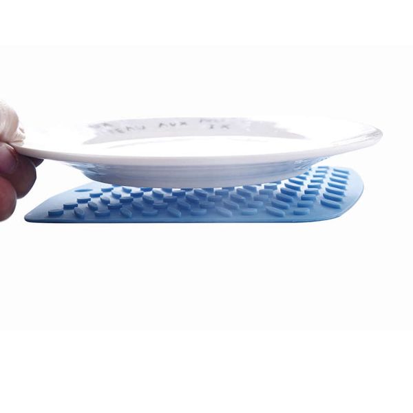 

silicone pot holders,trivet mat,non-slip pads,and garlic peeler,set of 4 mats pads