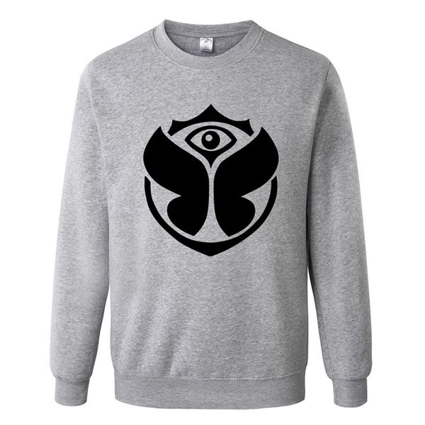 

2016 autumn winter punk style tomorrowland rock band hoodies men casual tracksuits sportswear pullover sweatshirt mxe0277, Black