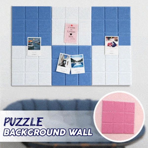 

felt-background board diy puzzle p wall household message board decoration