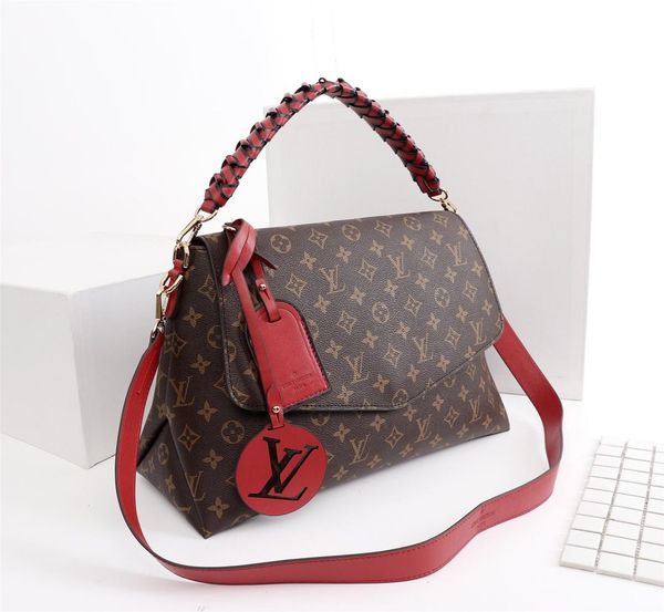 

2019 топ горячая женская сумка премиум кожаная сумка рюкзак леди 35 * 24 * 15 см