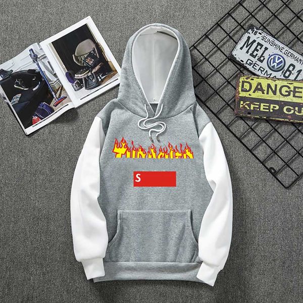 

designer mens hoodie selling thickening hoodies sp fashion splice luxury sweatshirt trend casual hip hop sweater couple, Black