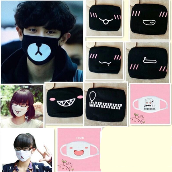

fashion personality cartoon cotton face dustproof mouth masks boy girl mouth face mask anime