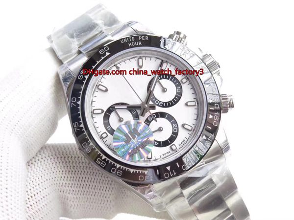 

8 style selling cal.4130 movement 40mm cosmograph 116506 116520 116500 chronograph workin automatic mens watch watches, Slivery;brown