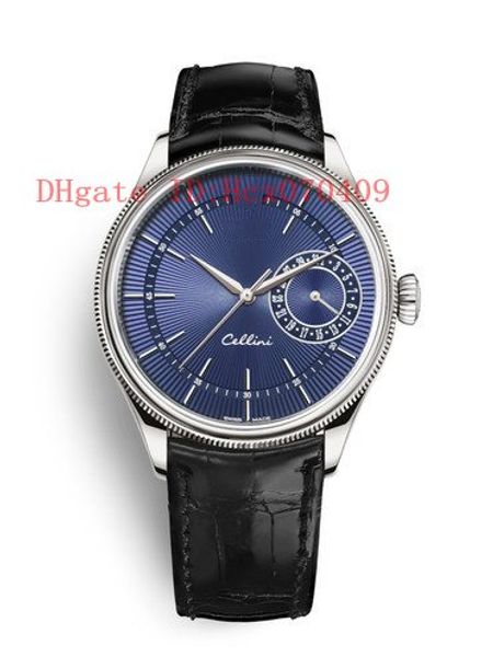 

selling luxury mens watch multiple styles 39mm asia 2813 movement mechanical automatic leather strap watches, Slivery;brown