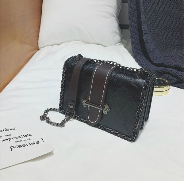 

сумки конструктора -handbags pu кожаные сумки высокого качества classsic женщин типа цепи сумки на ремне закрылков сумка черный зеленый крес