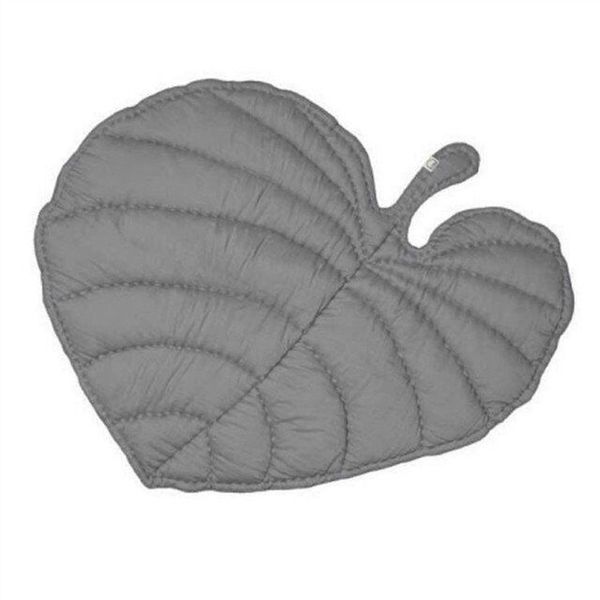 

kamimi kids baby soft toys sweat-heat gray leaf blanket cotton carpet mat kids baby mats toys carpet 0-6 years bady creeping m