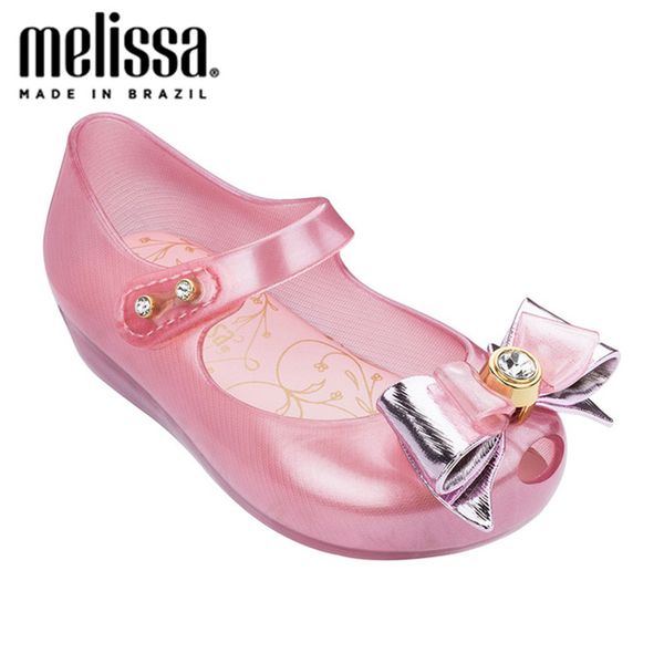 

mini melissa ultragirl celebration 2020 new original girl jelly sandals kids sandals children beach shoes toddler shoes, Black;red