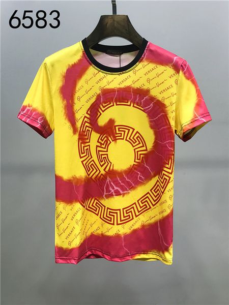 

2020 men's summer t-shirt leisure black t-shirt logo alphabet pattern print model real pgraph men's designer jacket02