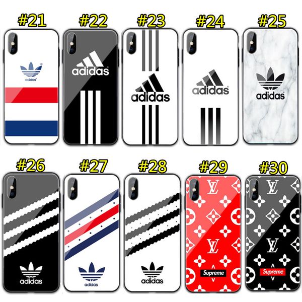 

Luxury up phone ca e tempered gla glo y back cover brand protector for iphone x x xr x max 6 6plu 7 7p 8 plu