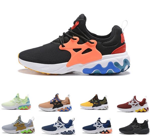 

2020 prest react men women mesh running shoes fly triple black white mens trainers shoes breathable tpu outdoor sports shoes size 36-45
