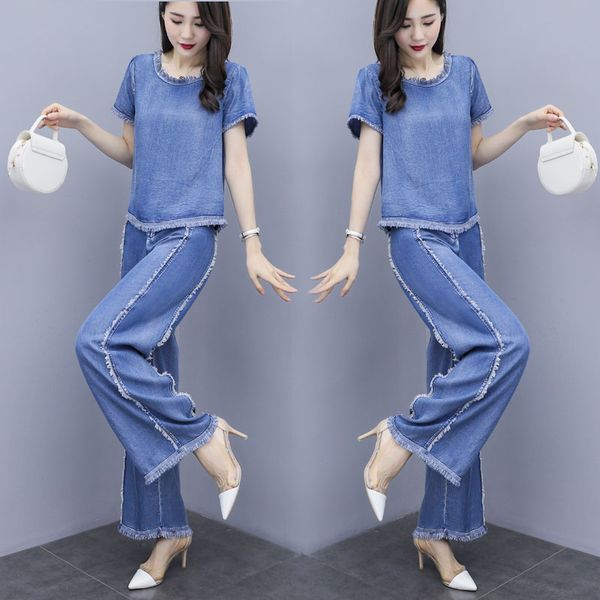 

goddess women's summer suit leisure women 2 piece set and pants ensemble femme deux pieces fashion women clothes 2020, White