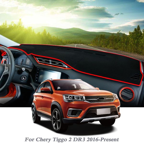 

car styling dashboard protective mat shade cushion pad mat for chery tiggo 2 dr3 2016-present lhd&rhd internal accessory