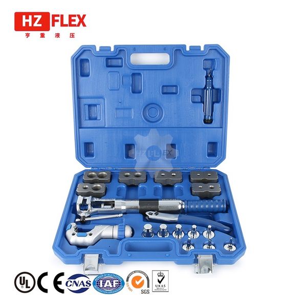 

hydraulic pipe expander set brake pipe fuel line flaring tools kit stainless steel cup-shaped mouth for cup-shaped horn