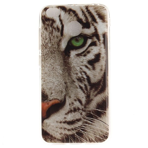 

тигр pattern soft clear imd тпу телефон корпус мобильного смартфона обложка чехол для xiaomi redmi 4x