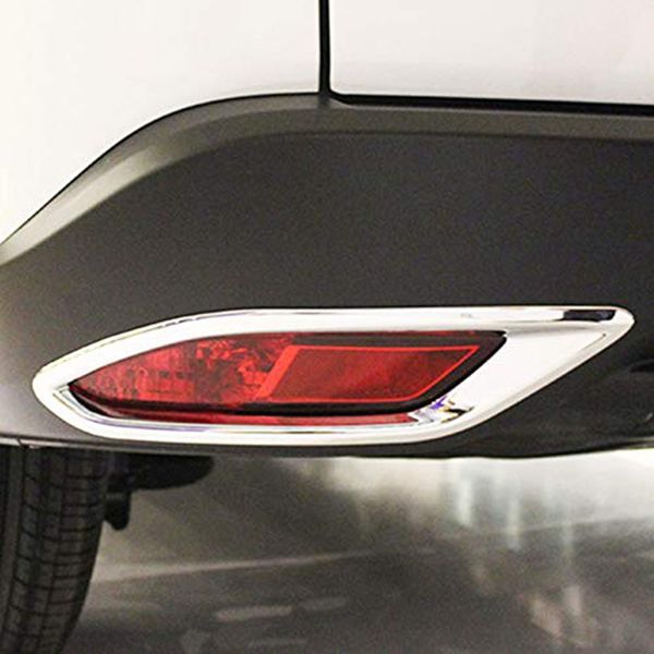 

for hr-v/vezel 2016 2017 2018 chrome rear tail fog light foglight lamp cover trim reflector bumper frame bezel molding gar