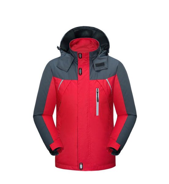 

delicate patchwork man outdoor jackets designer windbreak ski wear fashion zipper and pocket decorat autumn jacket, Black;brown