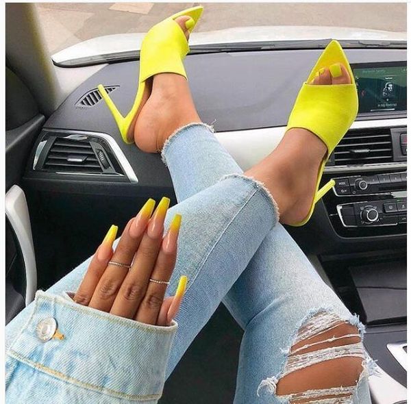 

designer-dy color sandals shallow and thin with women's shoes 35-40 code, Black