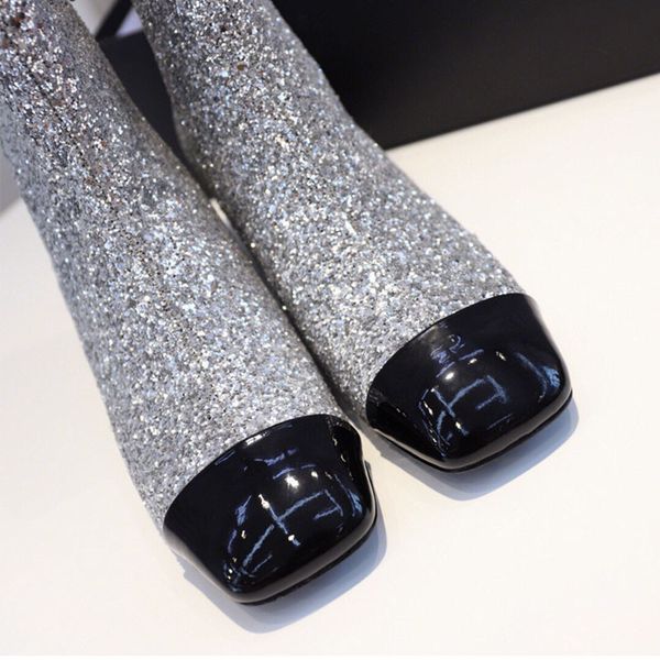 

boots winter women's chaissures shoes autumn 2019 women's shoes, Black