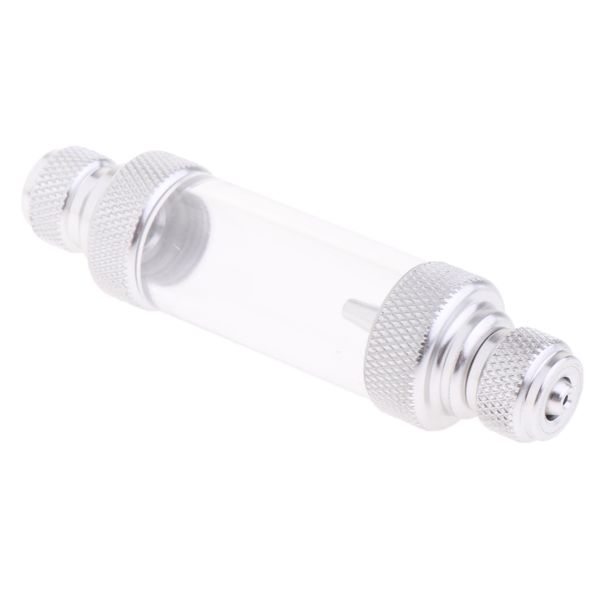 

aquarium tank air regulator diffuser co2 bubble counter sliver double head with non-return check valve
