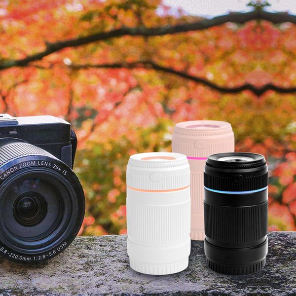 

usb air ultrasonic car humidifier new design home car mini humidifier mist maker fogger camera len large capacity breathing lamp