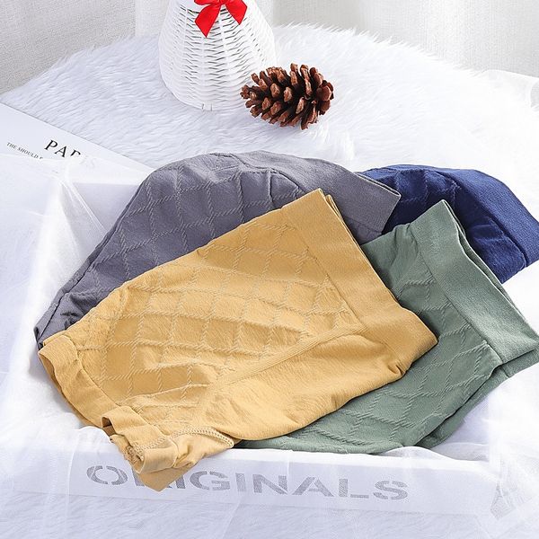 

zbq8t 130-200 jin thin size enlarged boxer 130-200 jin thin size men pants breathable high elastic loose comfortable seamless solid color bo, Black;white