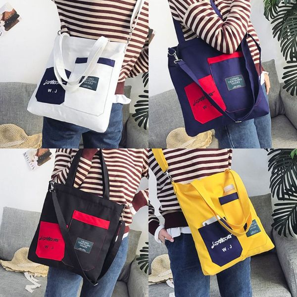 

2019 women canvas casual beach bags handbag shoulder bags tote purse messenger satchel crossbody purse grocery