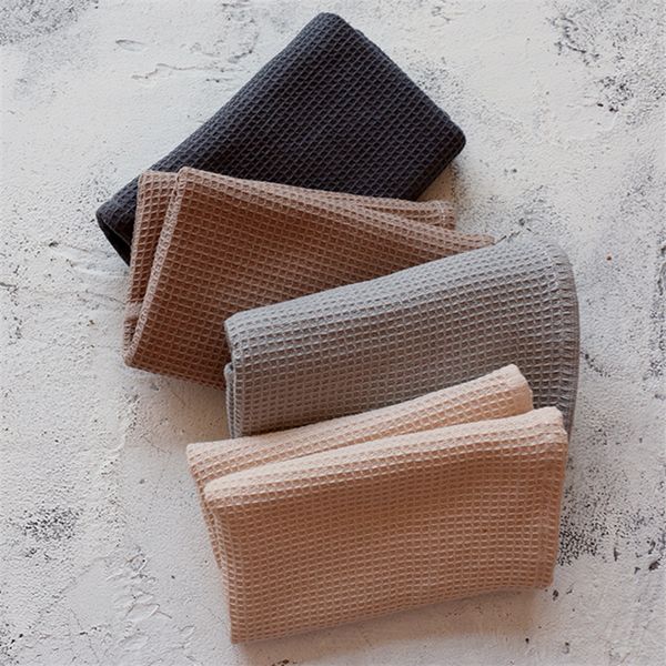 

2019new cotton dishtowel napkin kitchen towel cleaning cloth tea towel ultra durable 42*63cm