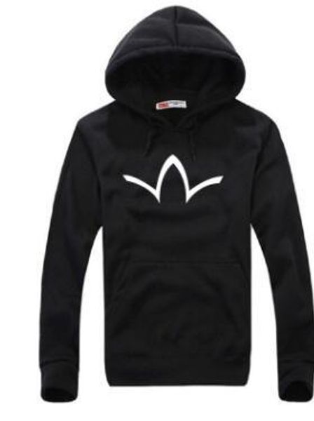 

casual hoodies fleece spring fashion hooded slim fit sweatshirts mens adi printed, Black