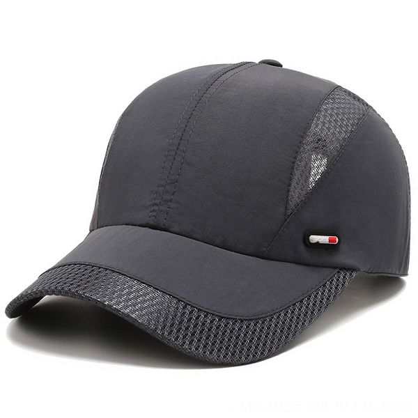 

quick-drying baseball net sun hat hat net baseball mesh breathable refreshing fashionable casual mesh cap men's sunshade cap, Blue;gray