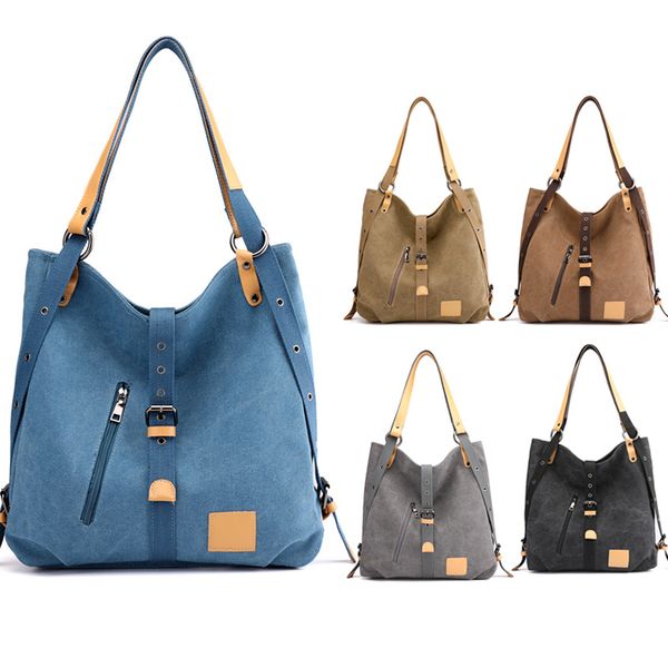 

1 pcs women shoulder bag handbag large capacity canvas for mobile phone travel msj99