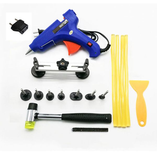

paintless dent removal car repair tool kit removing dents auto tools puller dent pulling bridge suction cup