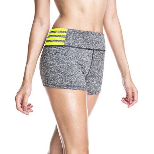 

outdoor sport shorts ladies stitching hip-raising waist-lifting body-building fast-drying yoga shorts sports wear for women gym, White;red