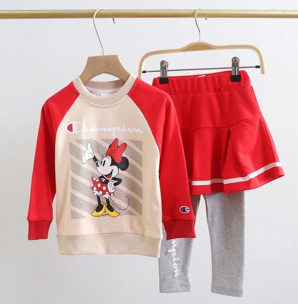 

new child sweater trousers outfit children brand sportswear animal print kids sweater pants boy girl cotton sweatshirt + pants