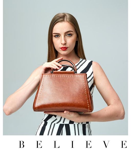 

new arrive designer women handbag genuine leather bags handbags ladies portable shoulder bag office ladies hobos bag retro totes bags