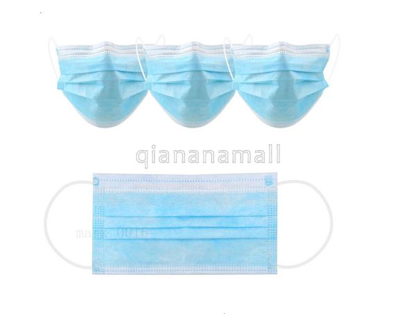 

одноразовая быстрая доставка маска 200шт маски l 1pcs 3 слоя л на лице крышки пыли маска пыли filt маска