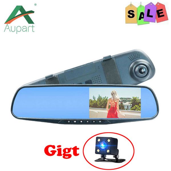 

dvr dual lens car camera rearview mirror auto dvrs cars recorder video registrator full hd1080p night vision dash dvr car camera