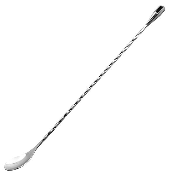 

12 inches stainless steel mixing spoon, spiral pattern bar cocktail shaker spoon other bar products