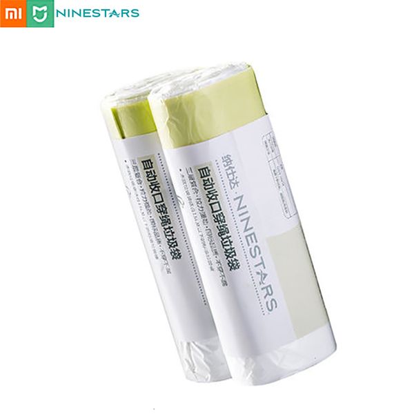 

ninestars garbage bags, solid and thick plastic bags, shoelace garbage bedroom and kitchen