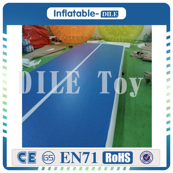 

inflatable air track 33ft*6.6ft airtrack gymnastics tumbling mat inflatable tumble track with electric air pump for home use/tumble/gym