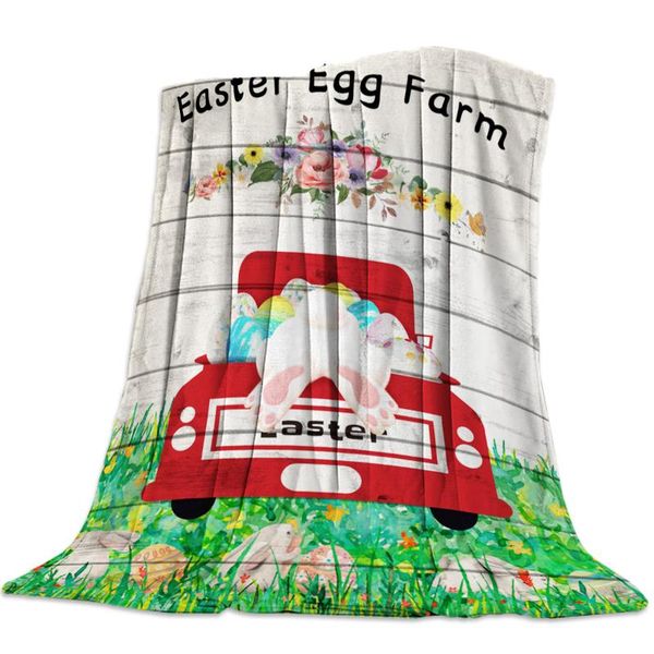 

easter egg farm plank grain throw одеяло диван-кровать throw одеяло kid взрослый теплое для кровати ватки ткани