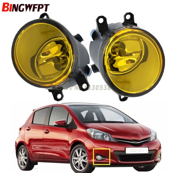 

2pcs/set (left + right) car styling high quaity halogen lamps fog light for yaris 2006-2013