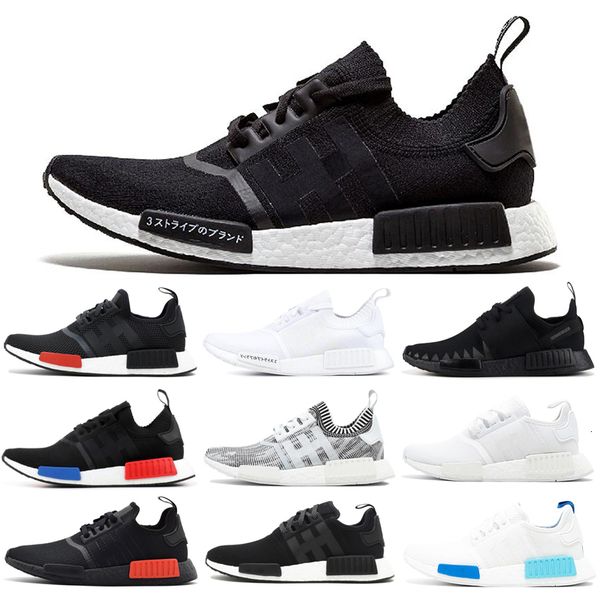 

discount r1 running shoes for women men og atmos japan solar red thunder tri-color triple white black mens trainer sports sneaker 36-45