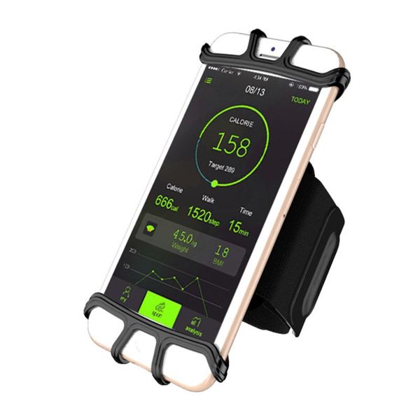 

adjustable sporting armband breathable sweat-proof cell phone armband for screen size between 5.3-8.5in walking wrist band