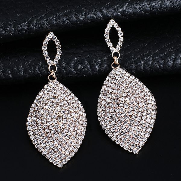 

fine jewelry tassel earrings for women long earring stud with full shiny cubiz zircon female earring,1pz, Golden