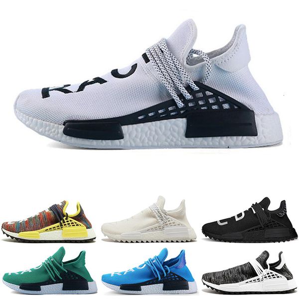 

fashion human race hu trail x pharrell williams nerd men running shoes white equality mens trainers for women sports sneaker